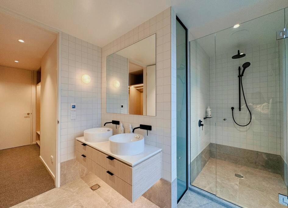Apartamento Black-Luxe Living In The Heart Of City Christchurch Exterior foto
